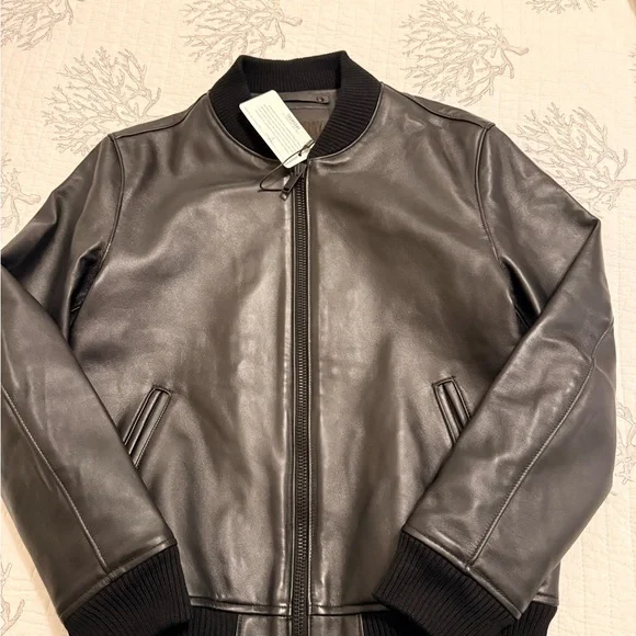 Thursday Bomber Jacket Size Medium Lamb Leather New